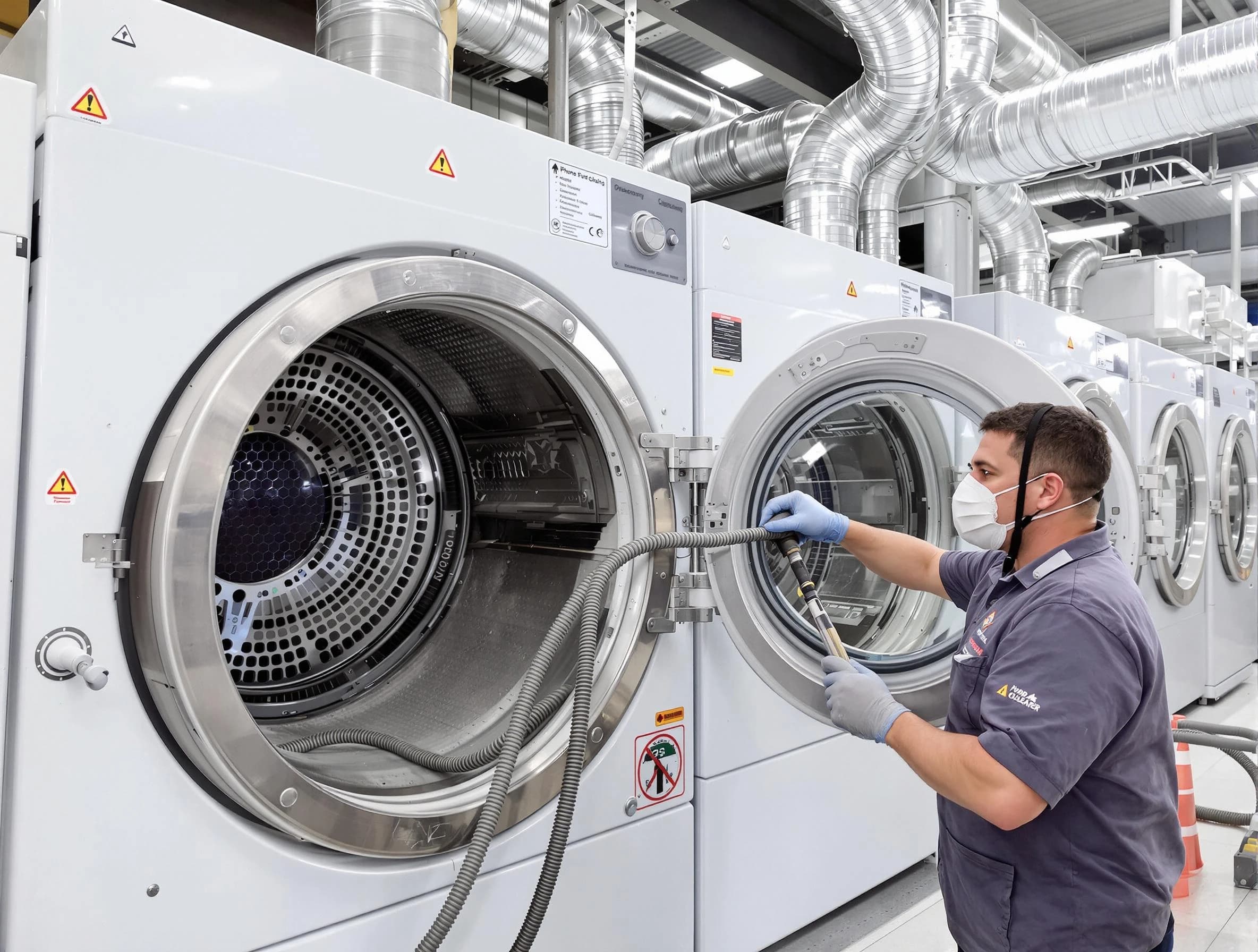 Industrial-grade dryer vent cleaning by Pleasant Hills Dryer Vent Cleaning in Pleasant Hills