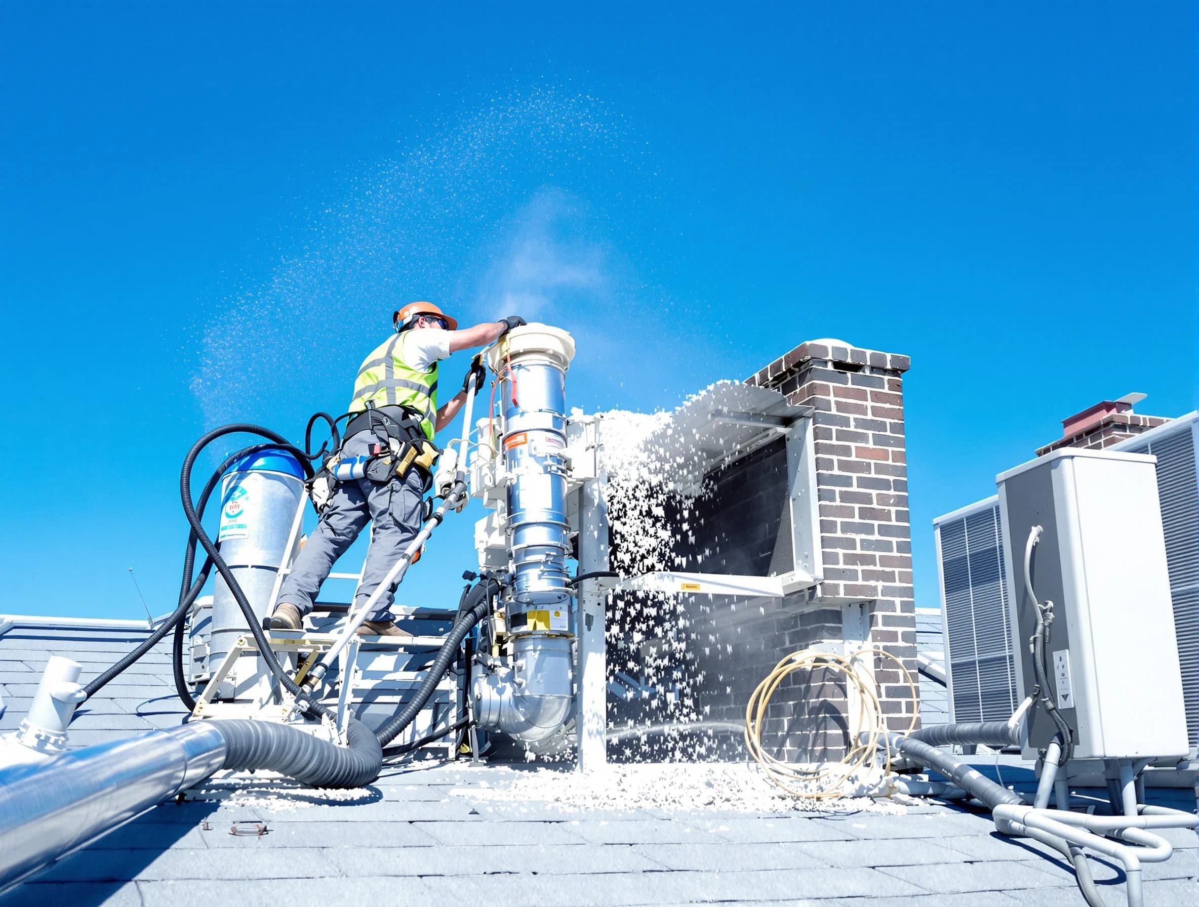 Expert roof dryer vent cleaning by Pleasant Hills Dryer Vent Cleaning in Pleasant Hills