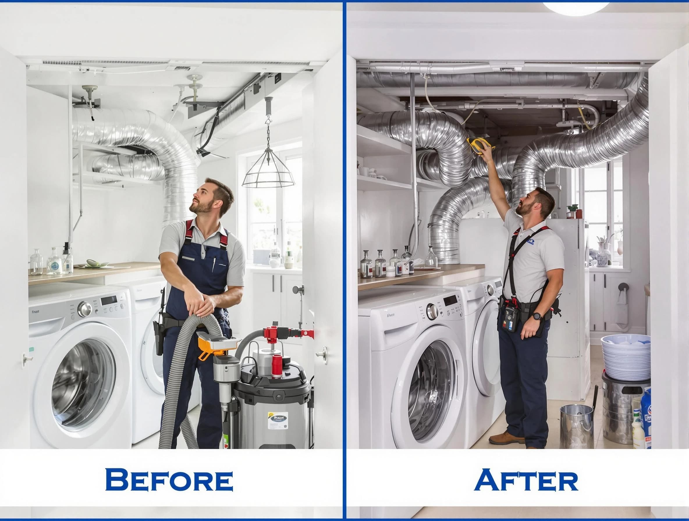 Expert gas dryer vent cleaning by Pleasant Hills Dryer Vent Cleaning in Pleasant Hills