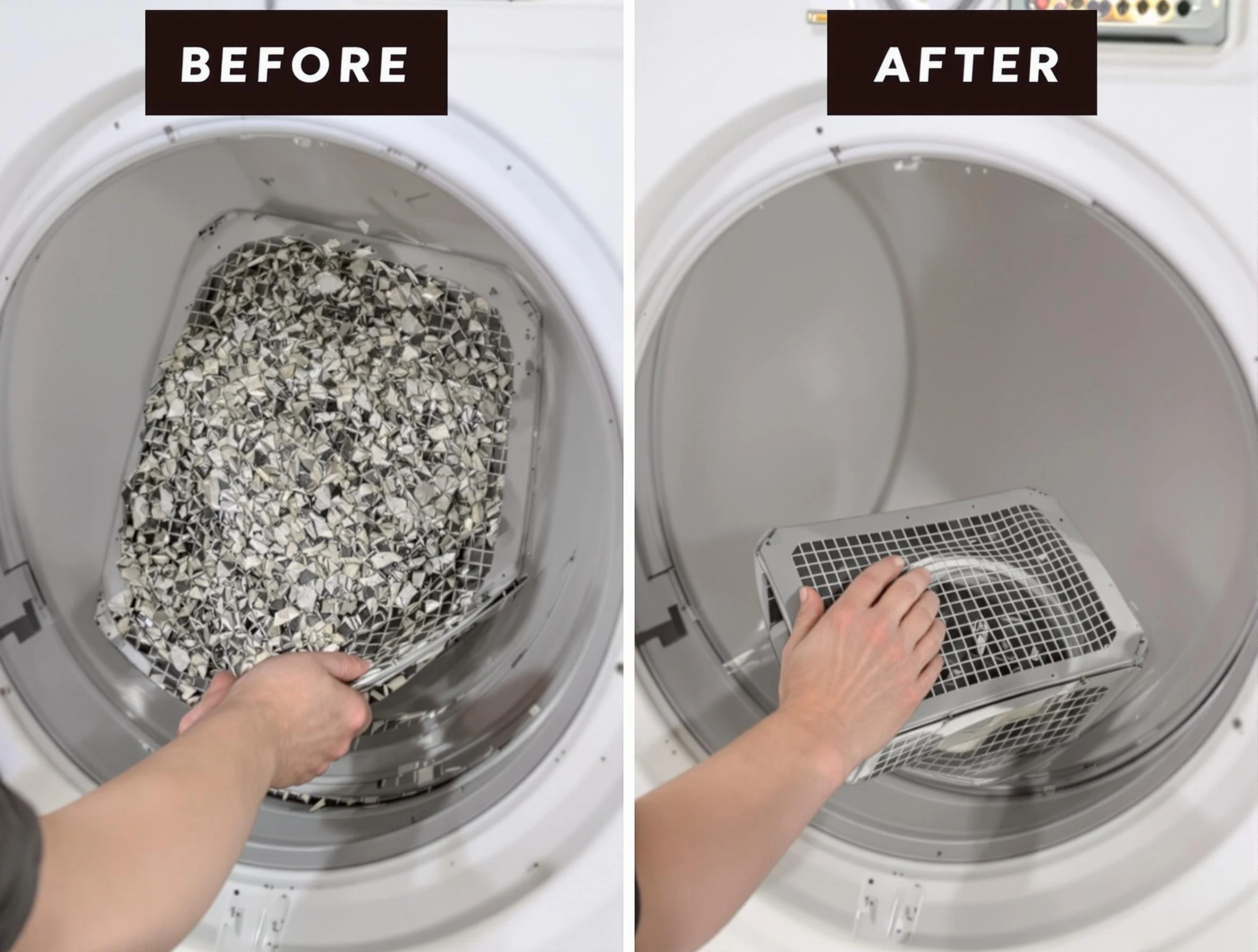Professional lint trap cleaning by Pleasant Hills Dryer Vent Cleaning in Pleasant Hills