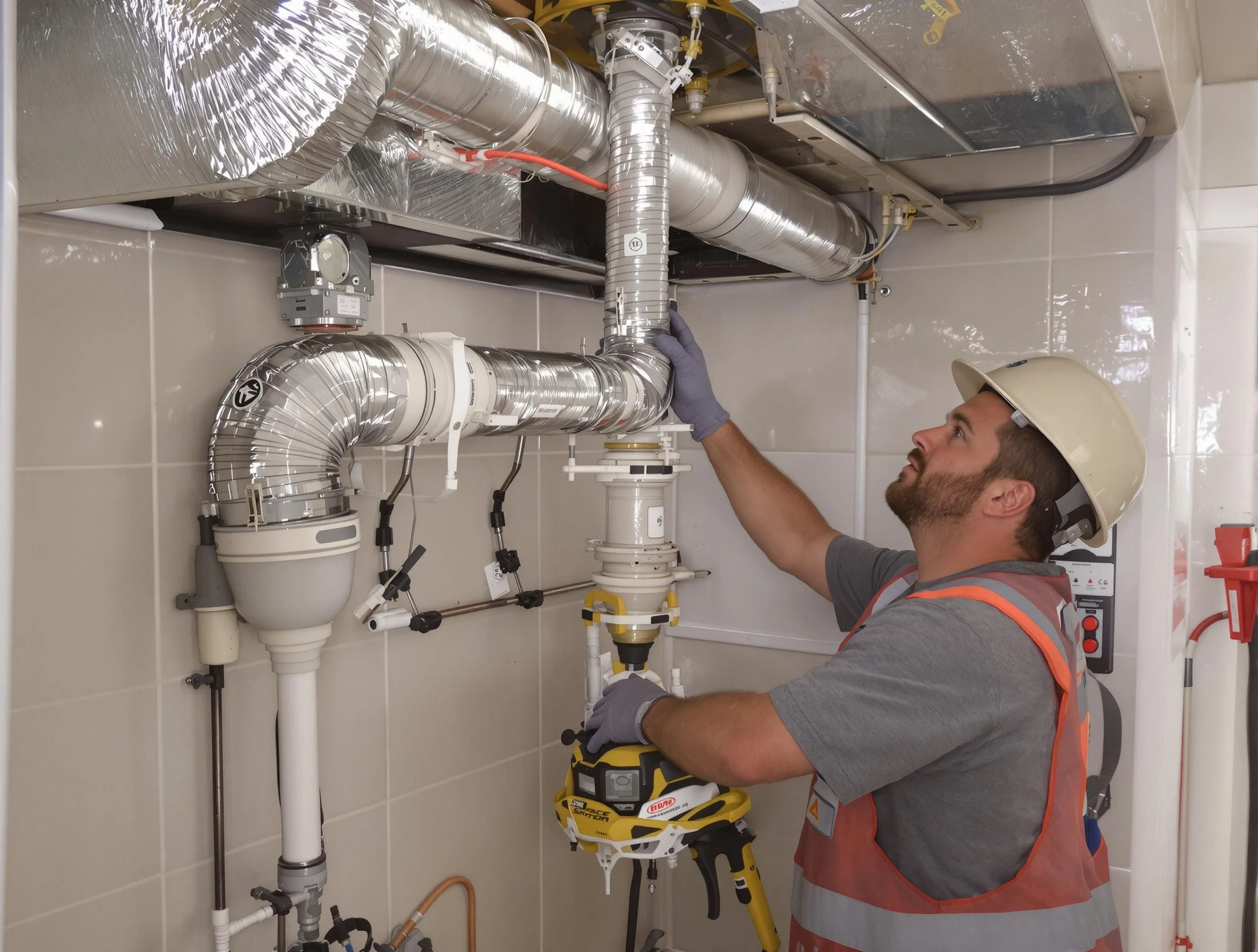 Pleasant Hills Dryer Vent Cleaning expert performing professional dryer vent repair and installation in Pleasant Hills