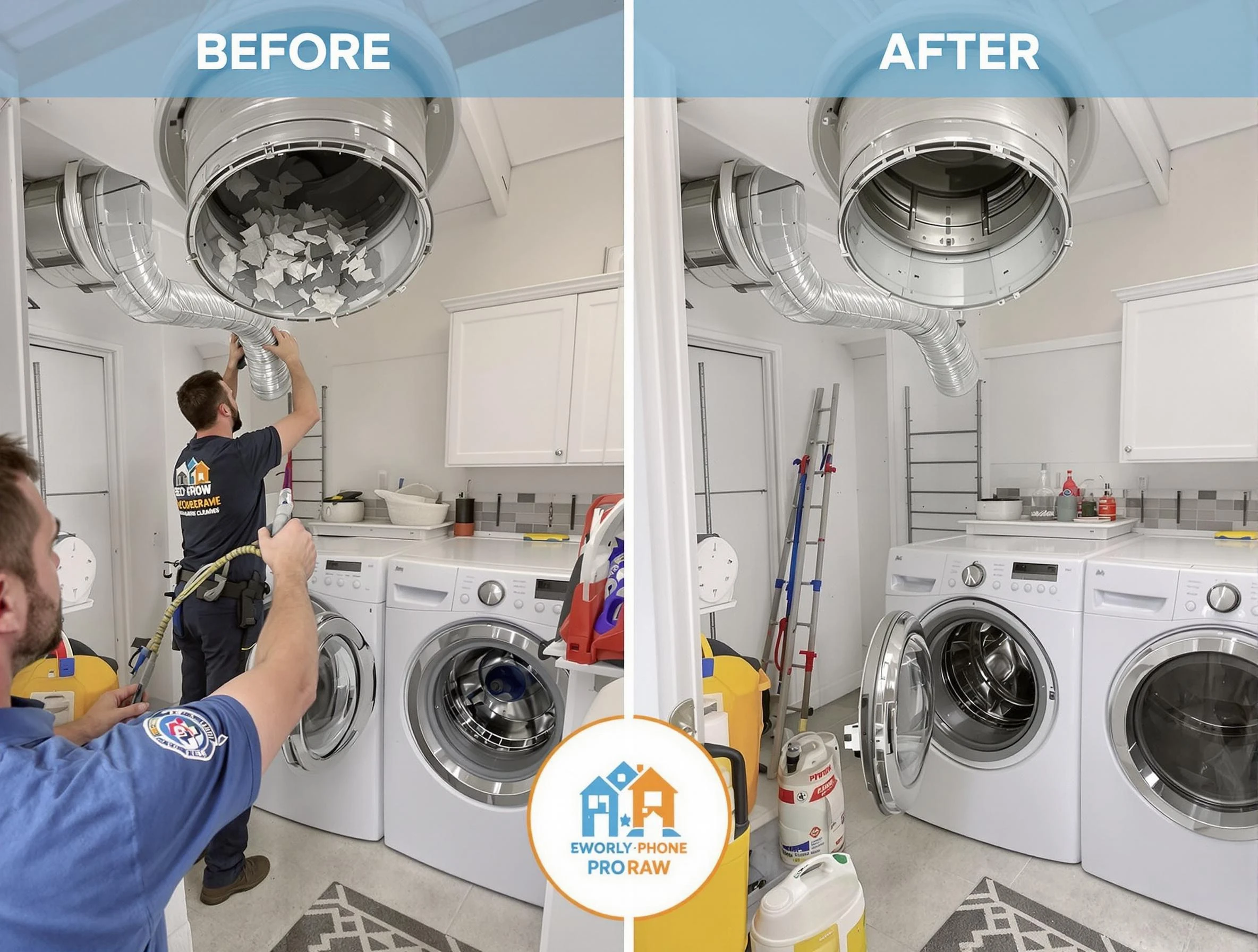 Residential dryer vent cleaning by Pleasant Hills Dryer Vent Cleaning in Pleasant Hills